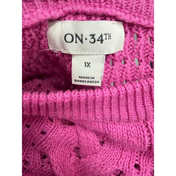 Macy’s On 34th St Women’s Sweater Size 1X NEW # H615 - Picture 8 of 8
